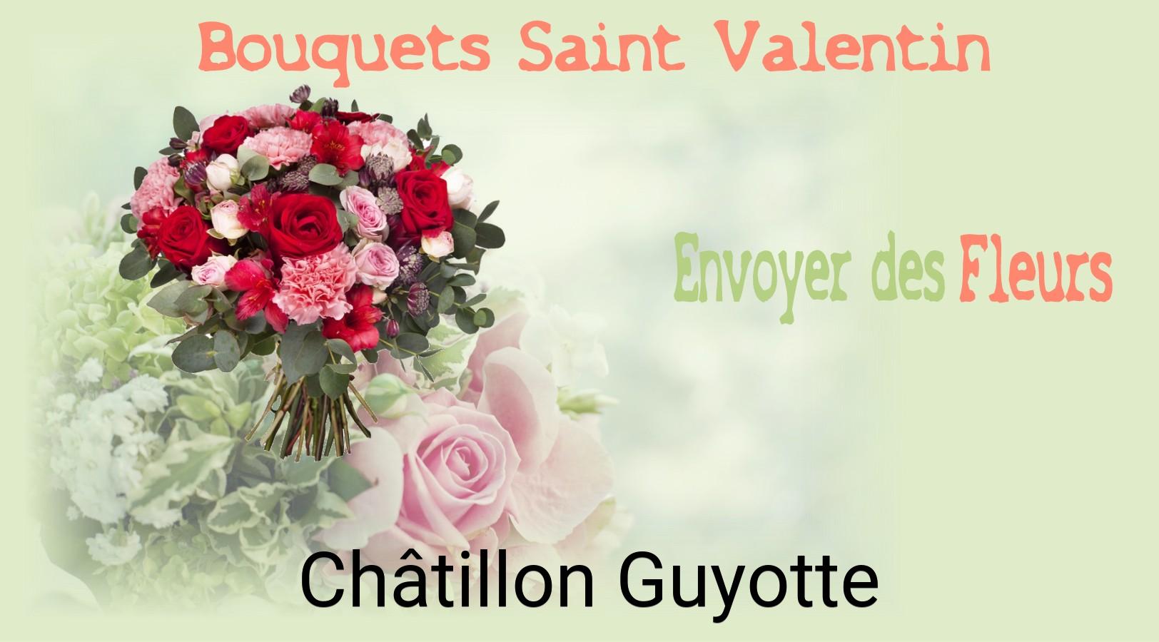 Roses de Saint-Valentin livrées à Châtillon-Guyotte